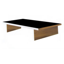 Mesa de té y mesa auxiliar con panel de melamina para el estilo KM937-1
